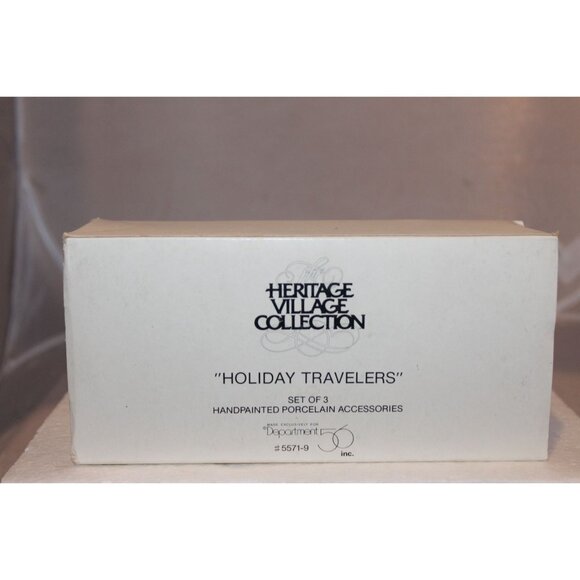 Dept 56 Heritage Village - Holiday Travelers - Picture 6 of 7